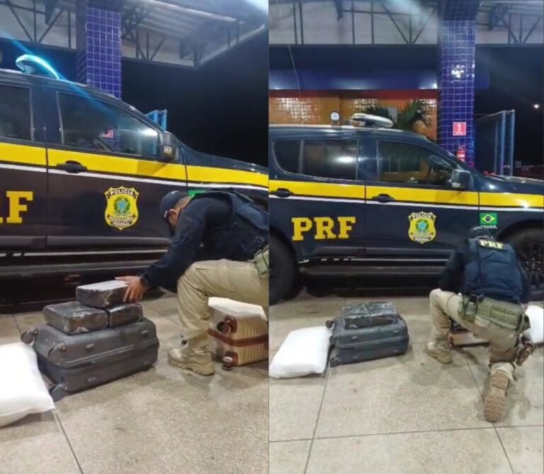 Jovem de 27 anos é presa com 24 kg de maconha em ônibus interestadual na cidade de Piripiri, no Piauí