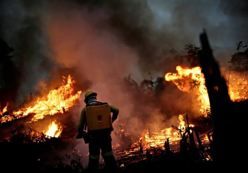 Queimadas no Amazonas caem 82% em agosto de 2025 em relação a 2024, aponta Inpe