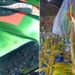 Autor de bandeira retirada de festival no RJ diz que obra censurada está em livro e já atravessou a Marquês de Sapucaí em 2023