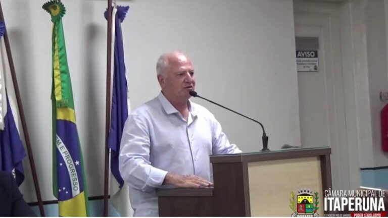 Câmara de Itaperuna reprova contas do ex-prefeito Alfredão referentes a 2023