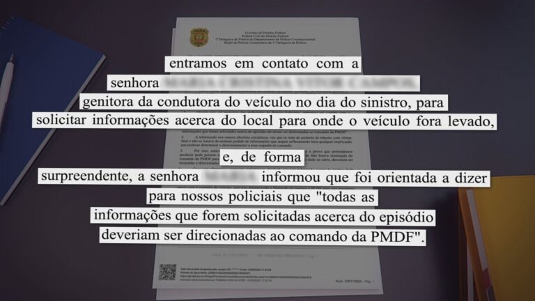 Carro some durante apuração de acidente que matou dois PMs no DF; testemunhas dizem que veículo tinha seis ocupantes