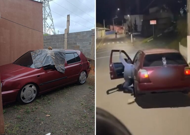 Adolescente dirigiu carro, subiu no teto e fez veículo desgovernado bater em casa no interior de SP, diz polícia