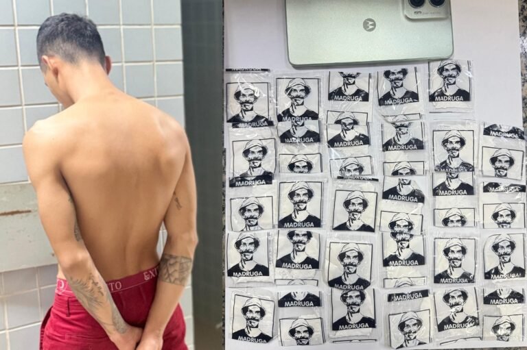 Foragido é preso por vender cocaína em embalagens do Seu Madruga, em Boa Vista