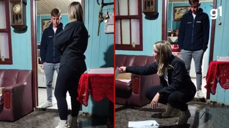 Continuação inédita do vídeo do 'chá revelação de traição' mostra momento em que grávida decide sair de casa; VEJA