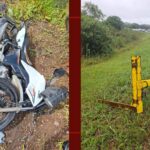 Motociclista morre após peça de ferro se soltar de caminhão e atingi-lo em rodovia, no Paraná