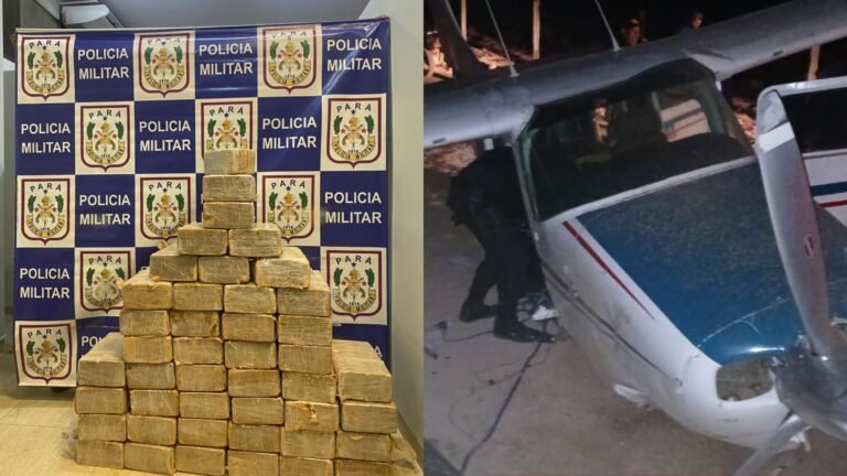 Quase meia tonelada de cocaína de avião que caiu no PA é incinerada; foragido de SC e boliviano estão presos por tráfico internacional