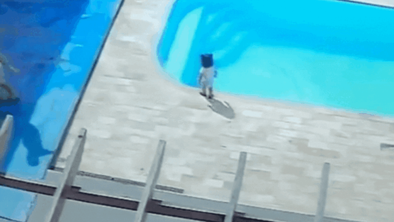 Mãe fala de susto após filha de 1 ano cair na piscina e faz alerta a outros pais: 'Em segundos, tudo pode acontecer'