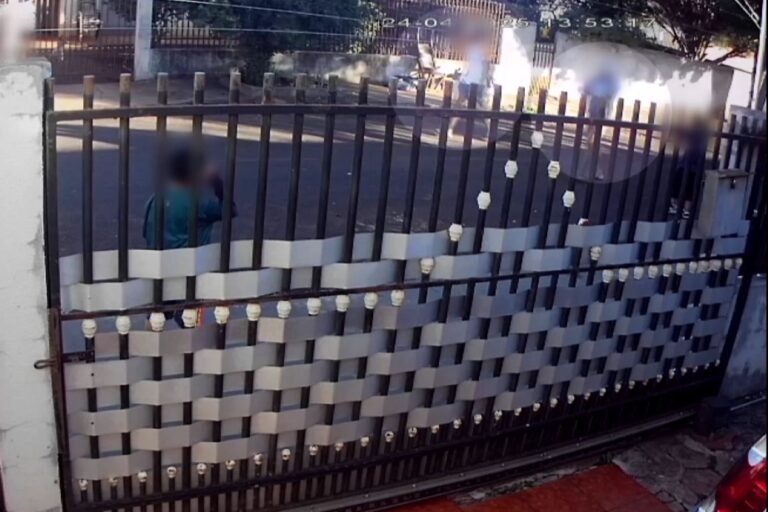 Homens interrompem brincadeira de crianças na rua para levar celular delas, no Paraná