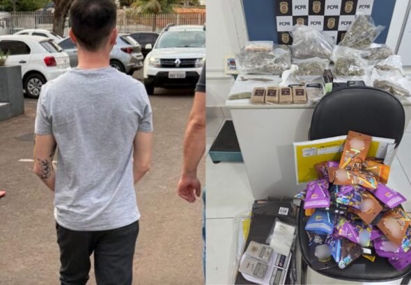 Homem investigado por traficar para alta sociedade é preso com cerca de meio milhão em drogas, no Paraná