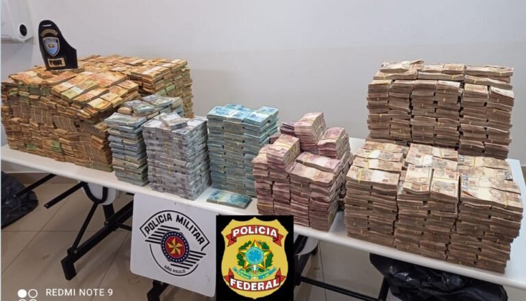 Operação contra o tráfico de drogas apreende mais de R$ 7 milhões em dinheiro transportado em caminhão