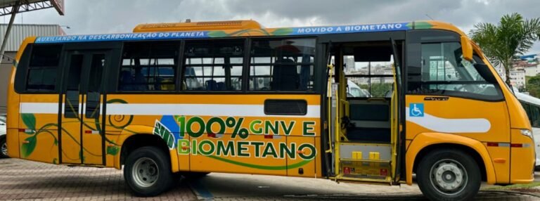 Micro-ônibus movido a gás renovável será testado em Juiz de Fora; veja como funciona