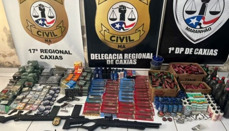 Empresário é preso com armas e mais de 2,5 mil munições no interior do MA