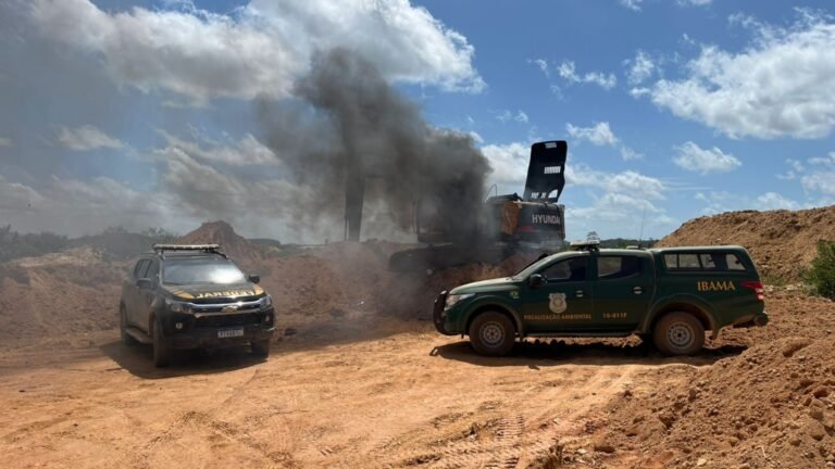 PF realiza operação contra extração ilegal de ouro em Centro Novo do MA