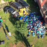 Dois dias de contagem, 19 veículos e um morto: veja os detalhes da apreensão de 89 toneladas de maconha, a maior em rodovias do Paraguai