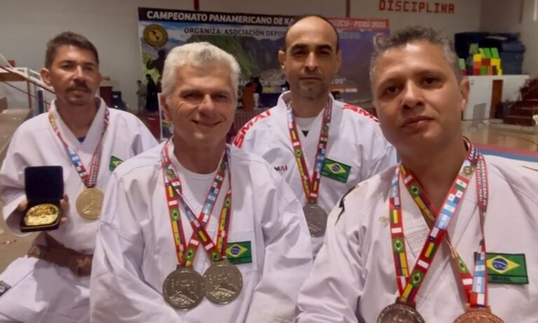 Atletas baianos conquistam 11 medalhas em Campeonato Pan-Americano de Karatê no Peru