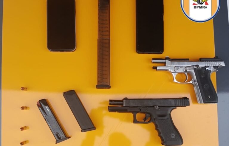 Passageiro é preso com pistolas e munições em ônibus intermunicipal na MG-353, em Juiz de Fora
