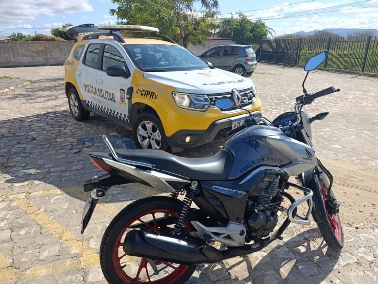 Moto com mais de R$ 600 mil em dívidas e 1,9 mil infrações é apreendida no RN