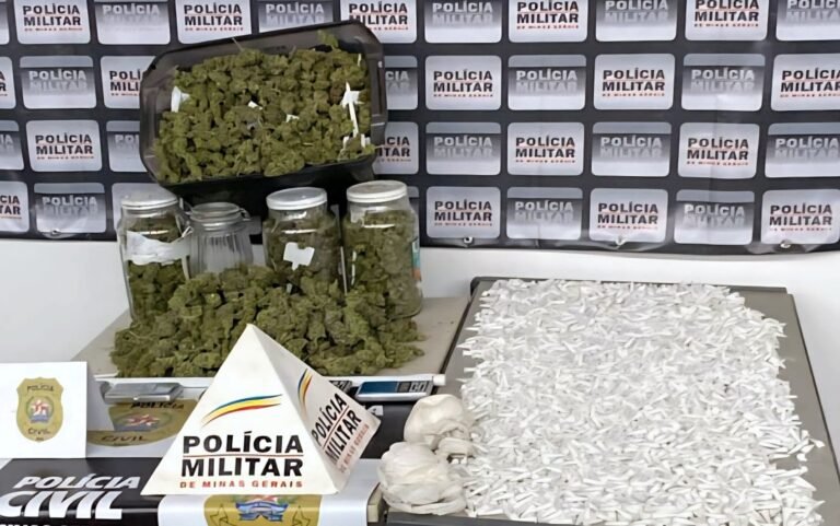 Operação apreende quase 4 mil pinos de cocaína e prende três pessoas em Passos, MG