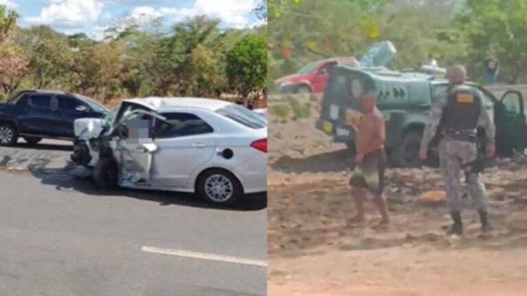 Policial militar do Piauí morre em colisão com viatura da Força Nacional na BR-316, no Maranhão