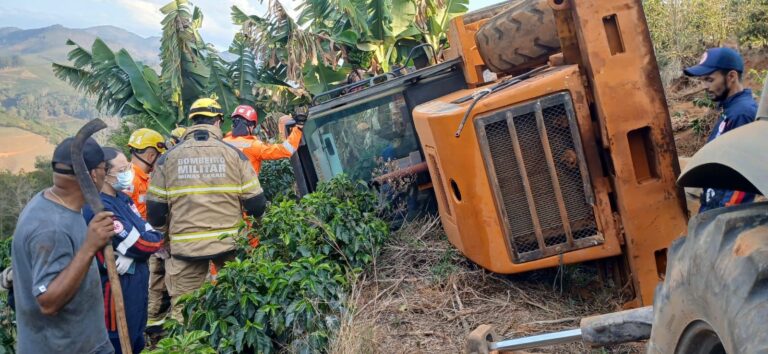 Criança morre após ser atingida por pá carregadeira em lavoura de MG